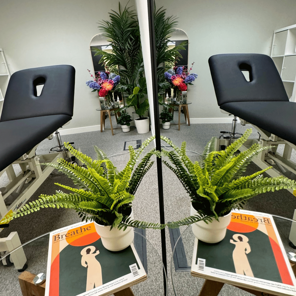 Treatment rooms at Mayfair & Belgravia Chiropractic clinic